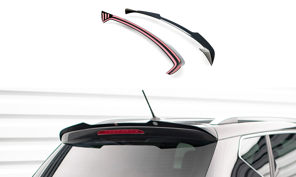 Heckspoiler Lippe Seat Ateca Mk1 schwarz Hochglanz – Ansicht 2