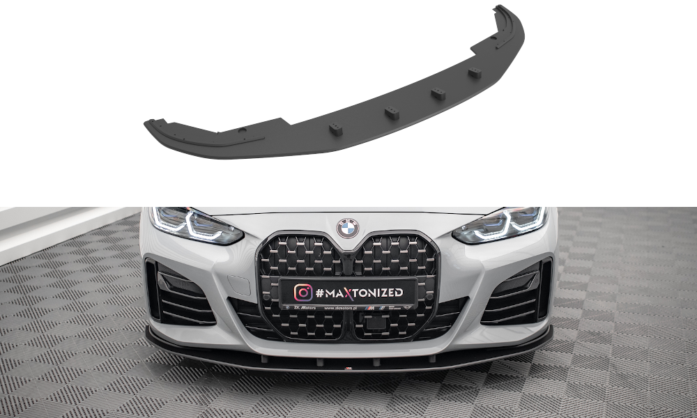 Street Pro Street+ Spoilerlippe Front Ansatz passend für BMW 4er Gran Coupe M-Paket G26 – Ansicht 2