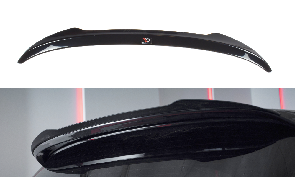 Heckspoiler Lippe BMW 1er E81/ E87 FACELIFT (AERO SPOILER) schwarz Hochglanz – Ansicht 2
