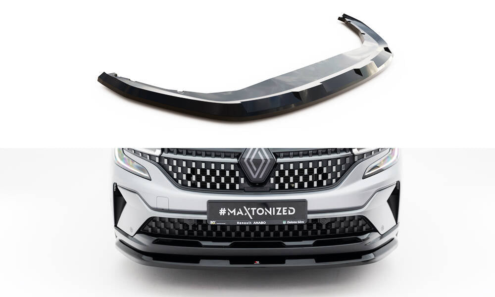 Street+ Spoilerlippe Front Ansatz passend für Renault Austral Iconic / Iconic Esprit Alpine  Mk1 schwarz Hochglanz – Ansicht 2