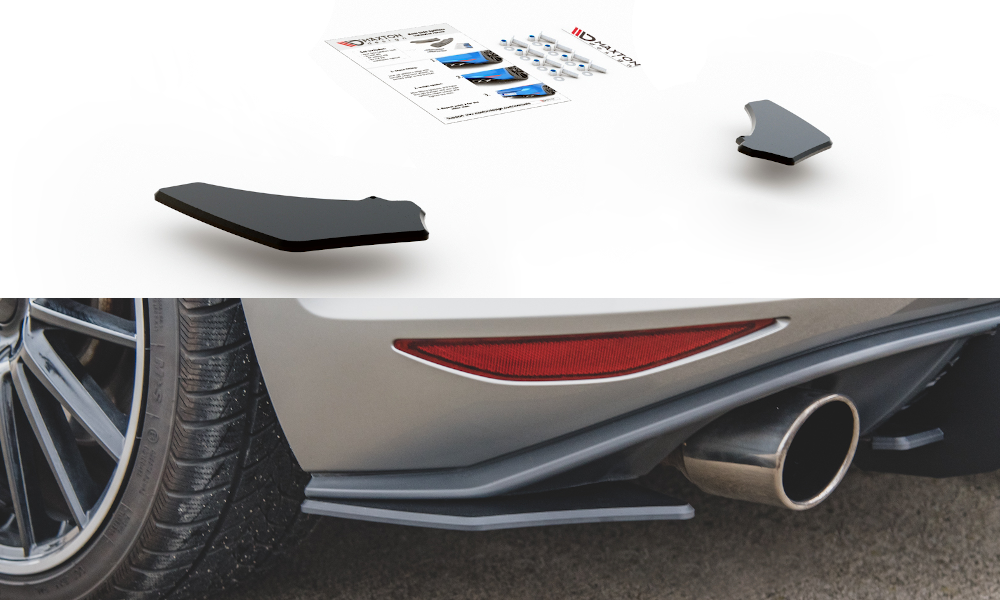Street Pro Heck Ansatz Flaps Diffusor passend für L + R V.2 VW Golf 7 GTI – Ansicht 2