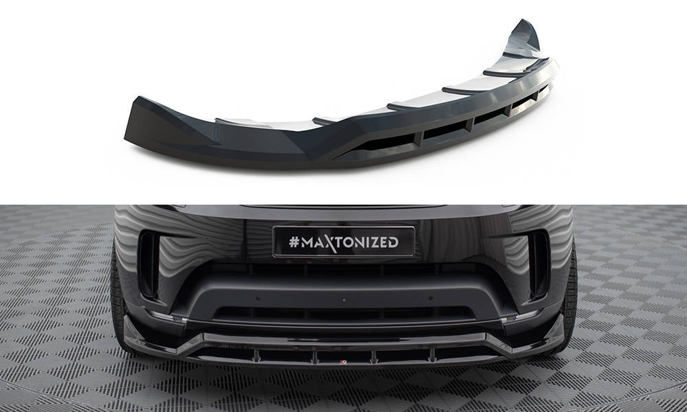 Street+ Spoilerlippe Front Ansatz passend für Land Rover Discovery HSE Mk5 schwarz Hochglanz – Ansicht 2