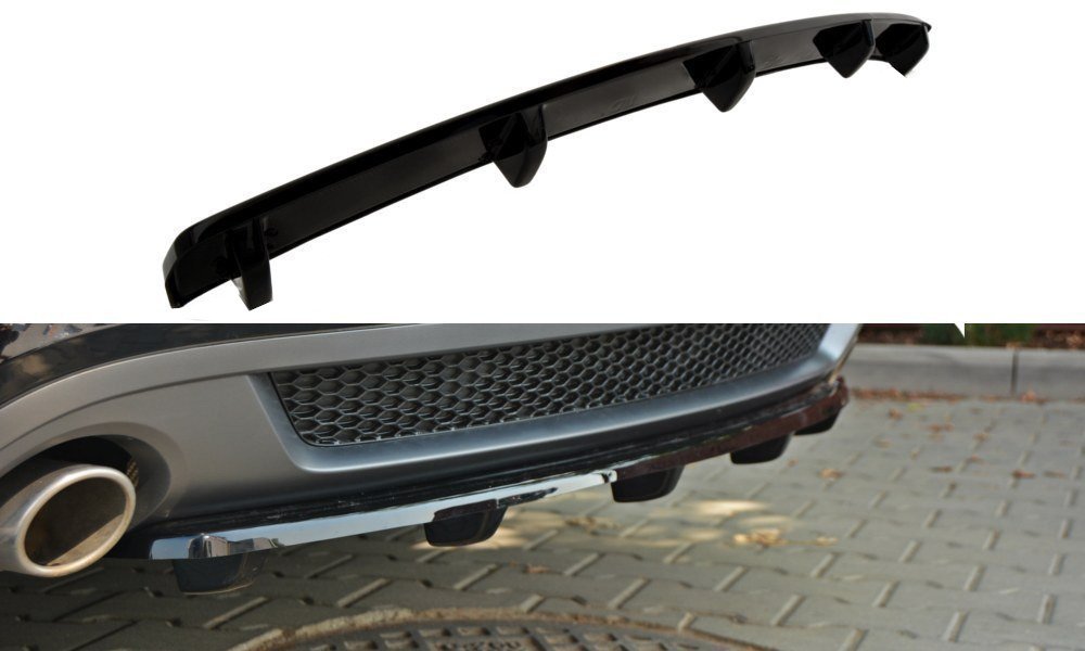 Heckansatz Audi A5 Coupe / Sportback S-Line 8T DTM LOOK schwarz Hochglanz – Ansicht 2