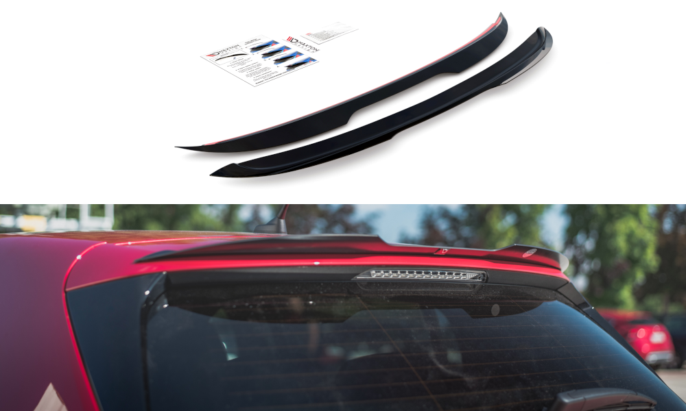 Heckspoiler Lippe Peugeot 308 GT Mk2 Facelift schwarz Hochglanz – Ansicht 2