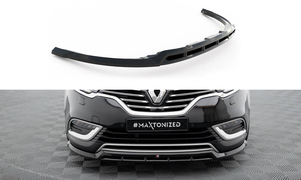 Street+ Spoilerlippe Front Ansatz passend für Renault Espace Mk5  schwarz Hochglanz – Ansicht 2