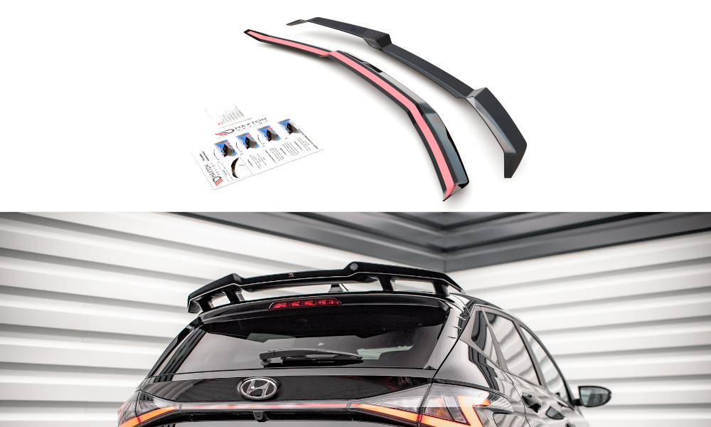 Heckspoiler Lippe Hyundai I20 N Mk3 schwarz Hochglanz – Ansicht 2