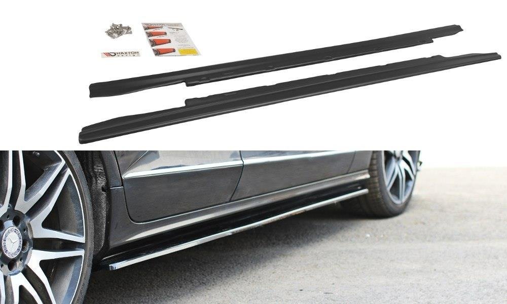Street+ Seitenschweller Leisten passend für V.1 passend für Mercedes-Benz CLS C218  schwarz Hochglanz – Ansicht 2