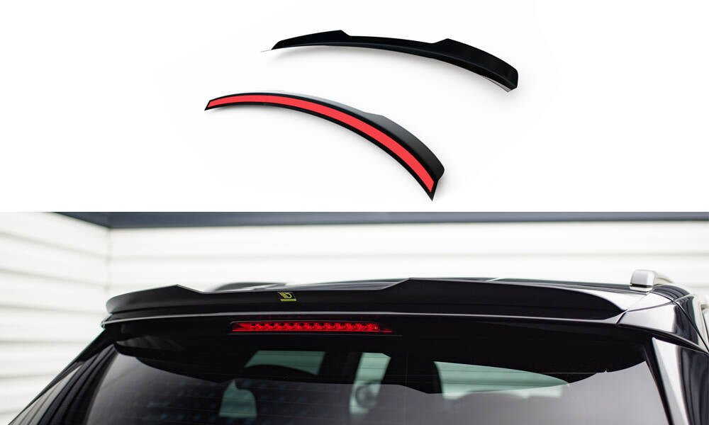 Heckspoiler Lippe Peugeot 3008 GT-Line Mk2 Facelift schwarz Hochglanz – Ansicht 2