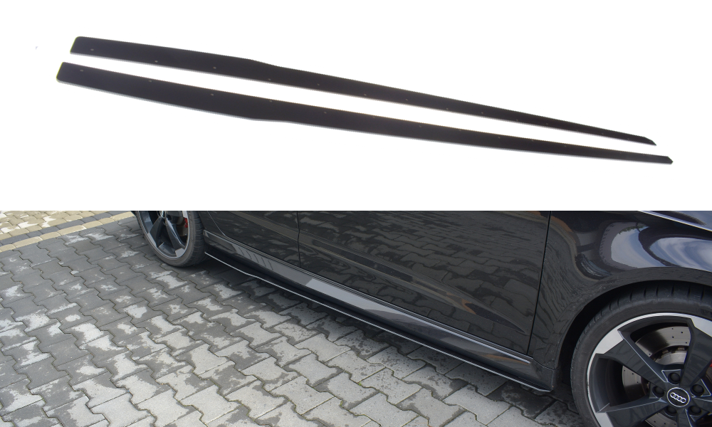 Sport Street+ Seitenschweller Leisten passend für V.1 passend für Audi RS3 8V FL Sportback – Ansicht 2