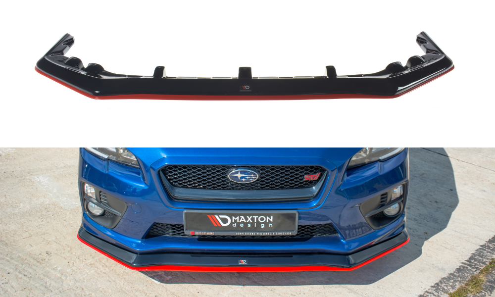 Street+ Spoilerlippe Front Ansatz V.3 passend für SUBARU  WRX STI – Ansicht 2