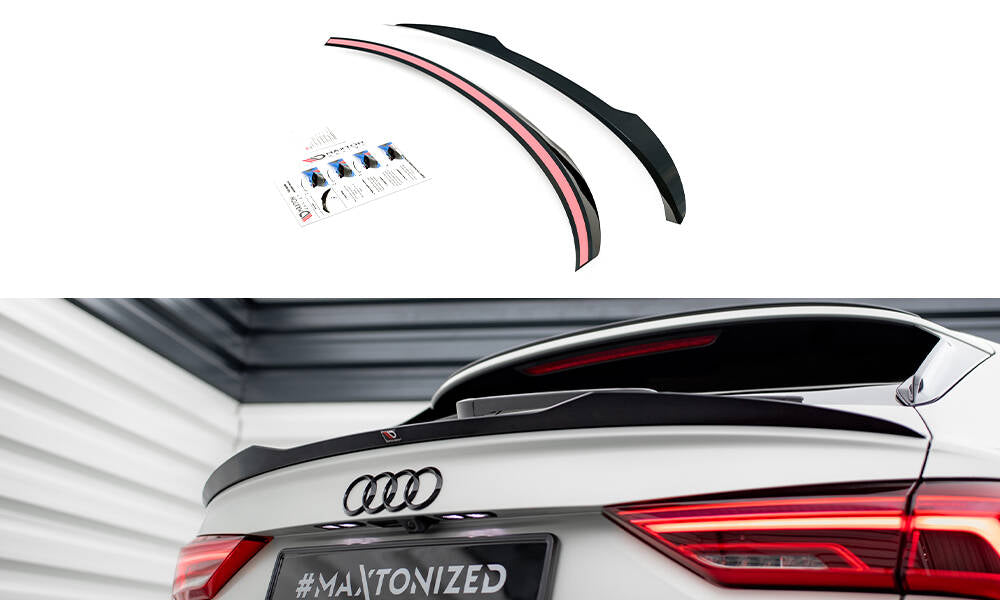 Heckspoiler Lippe Audi RSQ3 / Q3 S-Line / Q3  Sportback F3 schwarz Hochglanz – Ansicht 2