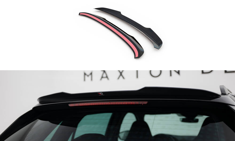Heckspoiler Lippe Skoda Kamiq Mk1 schwarz Hochglanz – Ansicht 2