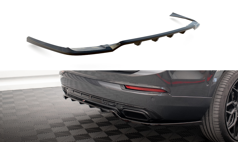 Street+ Mittlerer Diffusor RACE passend für Volvo XC90 R-Design Mk2 / Mk2 Facelift schwarz Hochglanz – Ansicht 2