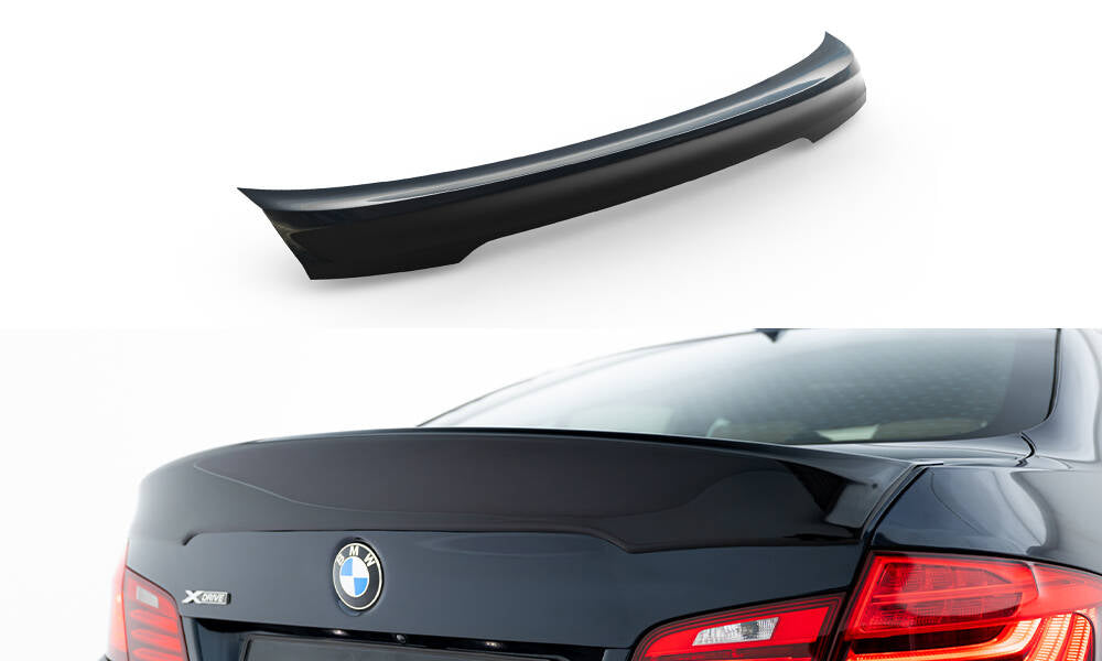 Spoiler CSL Look BMW 5er Limousine F10 / F10 Facelift schwarz Hochglanz – Ansicht 2