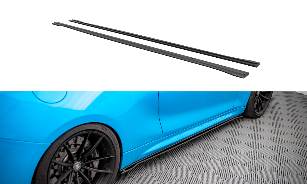 Street Pro Street+ Seitenschweller Leisten passend für BMW M2 F87 – Ansicht 2