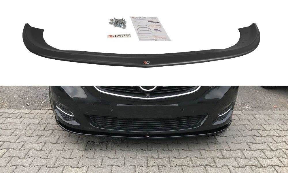 Street+ Spoilerlippe Front Ansatz V.1 passend für Mercedes-Benz V-Klasse W447 schwarz Hochglanz – Ansicht 2