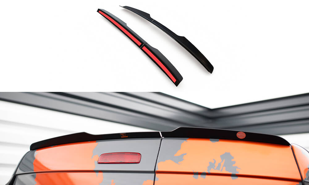 Heckspoiler Lippe Renault Express Mk2 schwarz Hochglanz – Ansicht 2