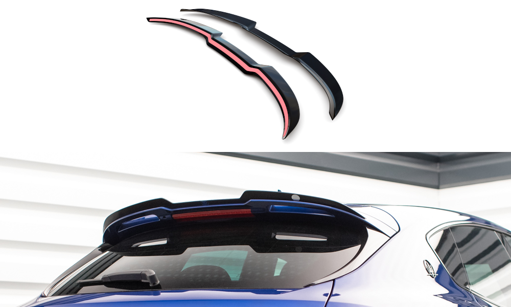 Heckspoiler Lippe Maserati Levante Mk1 schwarz Hochglanz – Ansicht 2