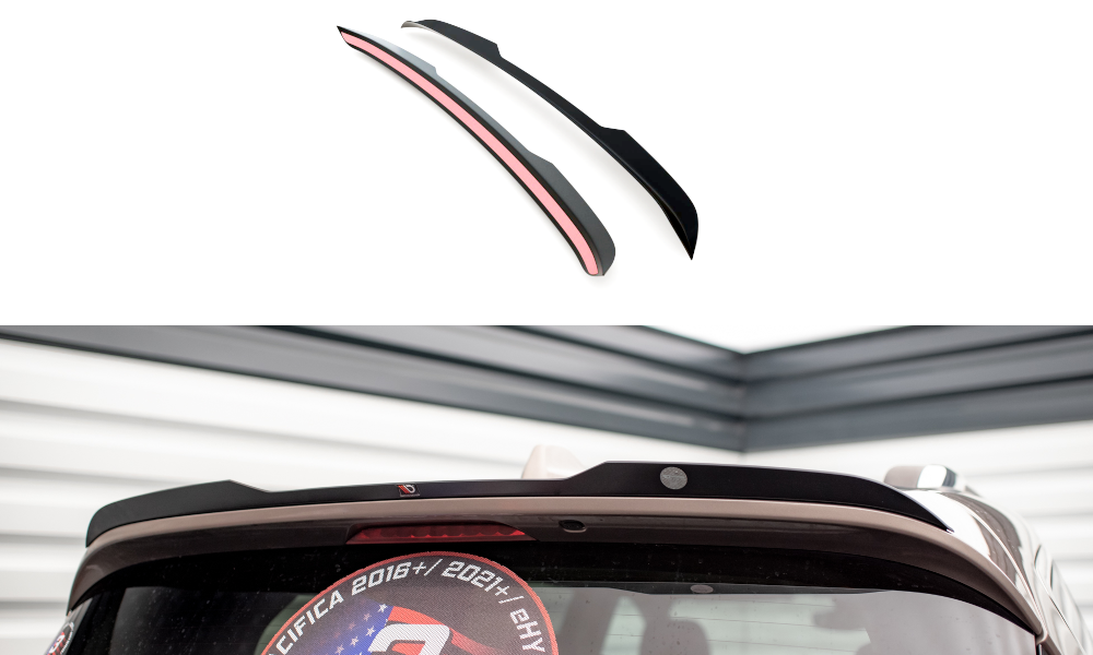 Heckspoiler Lippe Chrysler Pacifica Mk2 schwarz Hochglanz – Ansicht 2