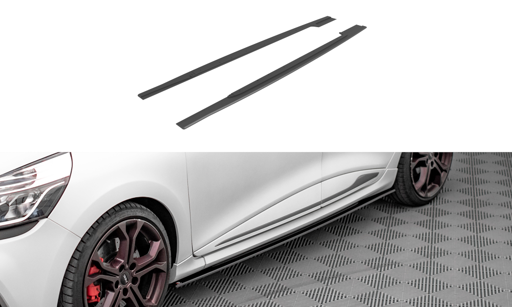 Street Pro Street+ Seitenschweller Leisten passend für Renault Clio RS Mk4 – Ansicht 2