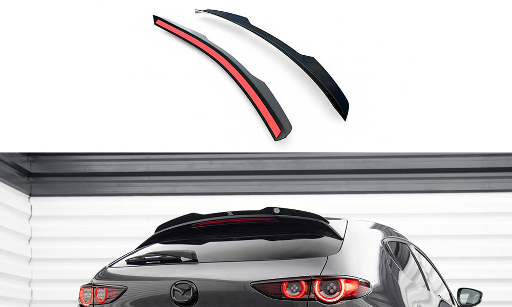 Heckspoiler Lippe Mazda 3 Mk4 schwarz Hochglanz – Ansicht 2