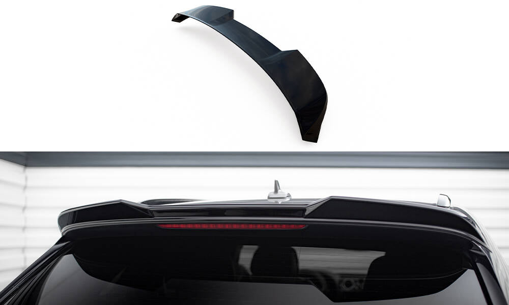 Höher Heckspoiler Lippe 3D Bentley Bentayga Mk1  schwarz Hochglanz – Ansicht 2