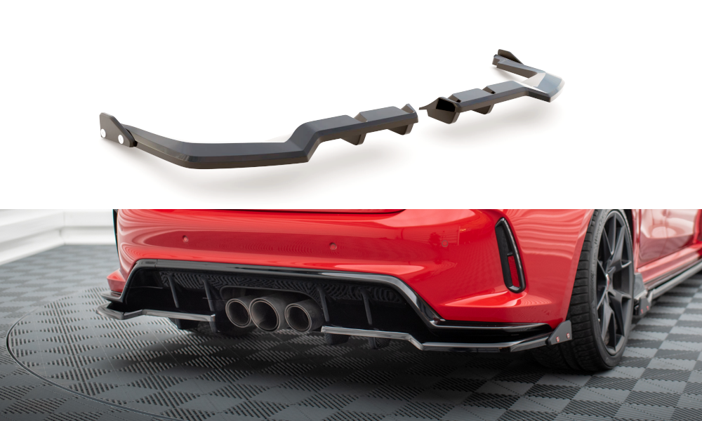 Street+ Mittlerer Diffusor RACE passend für V.1 + Flaps Honda Civic Type-R Mk 11 – Ansicht 2