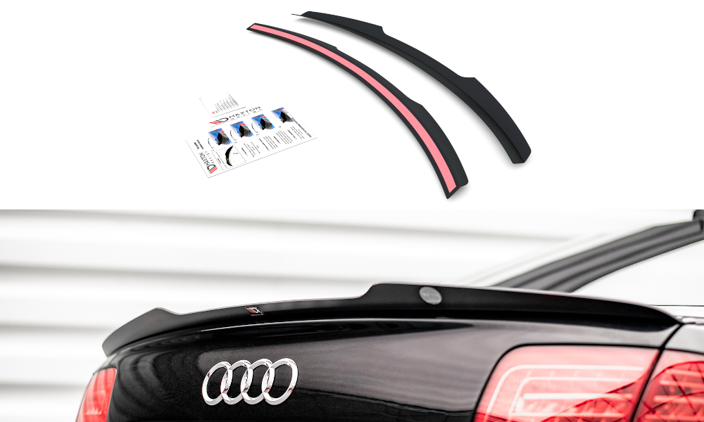 Heckspoiler Lippe Audi S8 D3 schwarz Hochglanz – Ansicht 2