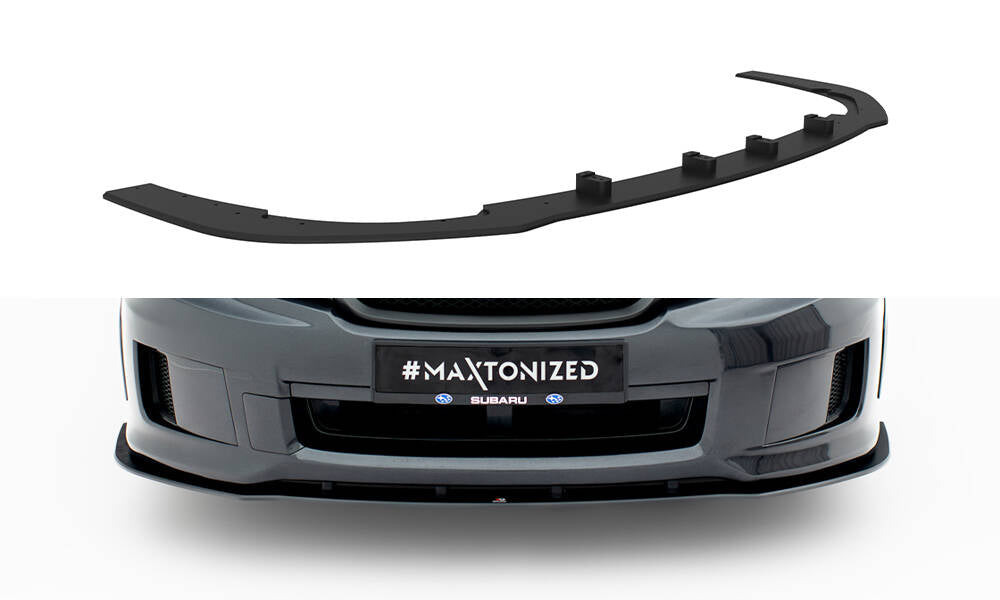Street Pro Street+ Spoilerlippe Front Ansatz passend für Subaru Impreza WRX STI Mk3 Facelift – Ansicht 2