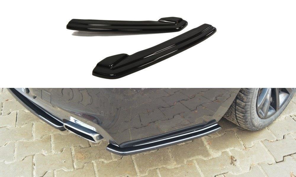 Heck Ansatz Flaps Diffusor passend für BMW 6er Gran Coupé M Paket schwarz Hochglanz – Ansicht 2
