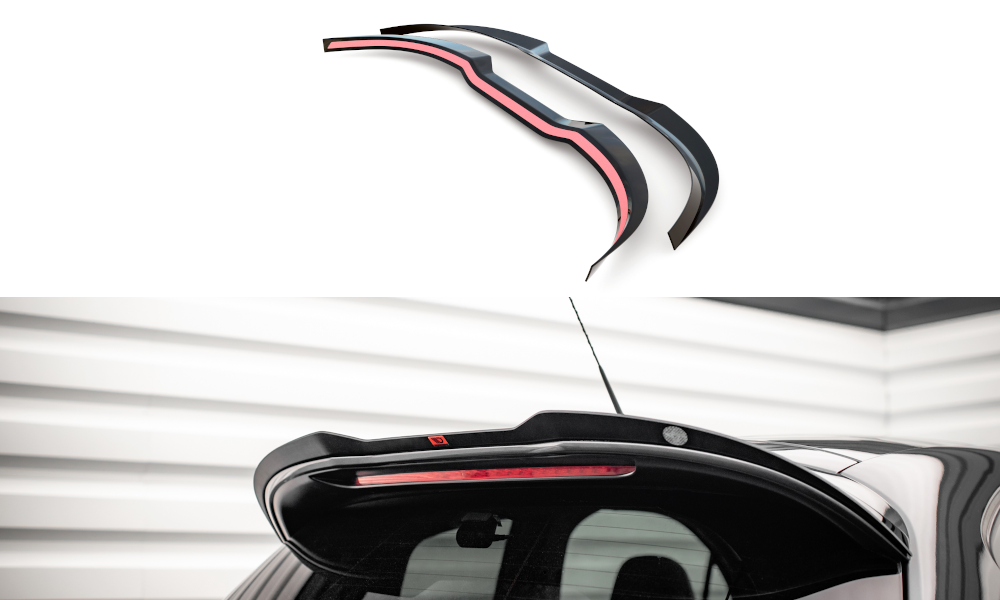 Heckspoiler Lippe Peugeot 208 GTi Mk1 schwarz Hochglanz – Ansicht 2