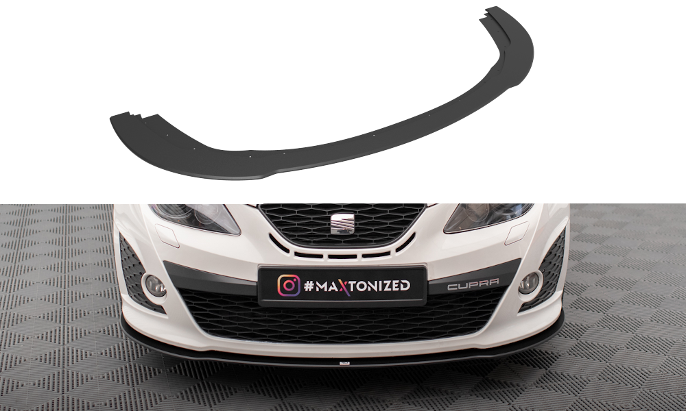 Street Pro Street+ Spoilerlippe Front Ansatz passend für Seat Ibiza Sport Coupe Mk4 – Ansicht 2