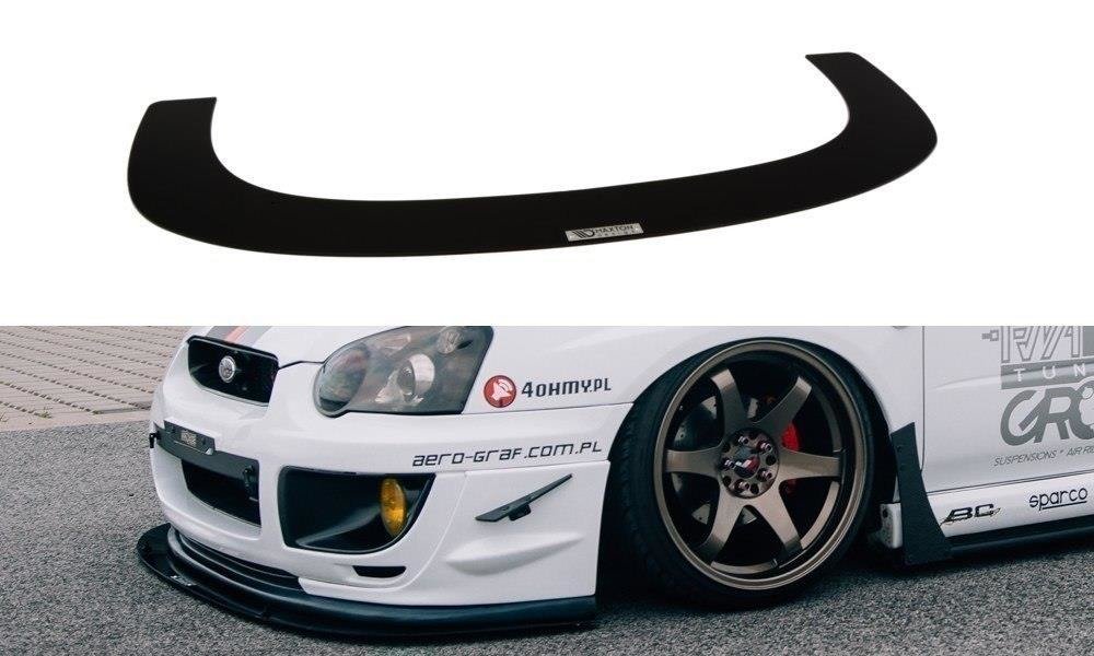 Racing Street+ Spoilerlippe Front Ansatz passend für Subaru Impreza WRX STI (BLOBEYE) – Ansicht 2