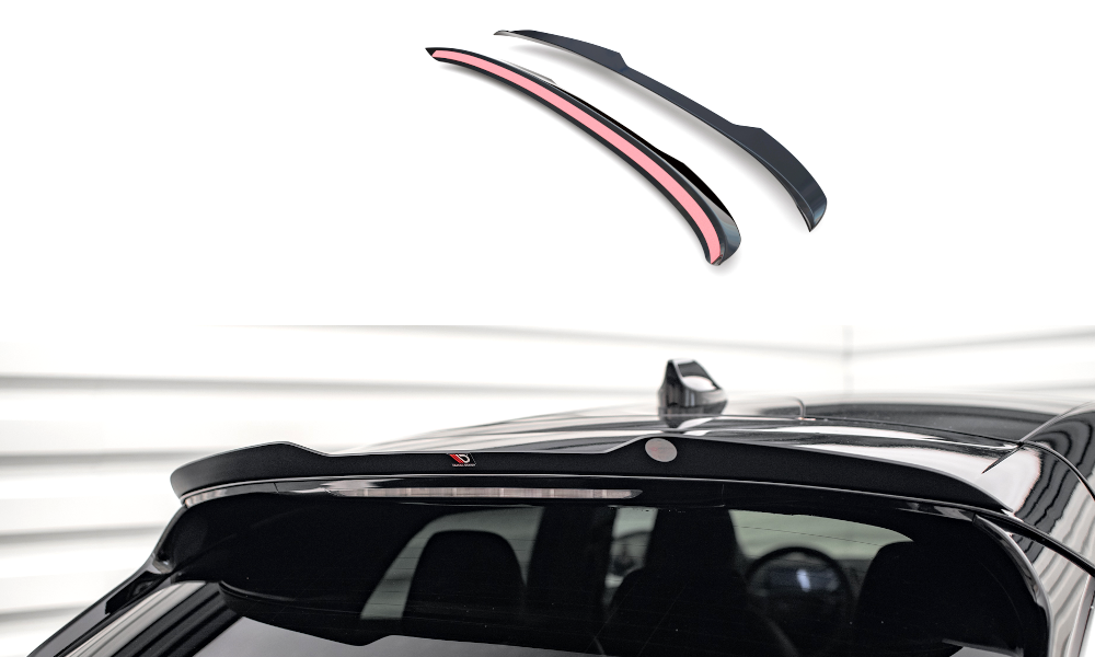 Höher Heckspoiler Lippe Ford Mustang Mach-E Mk1 schwarz Hochglanz – Ansicht 2