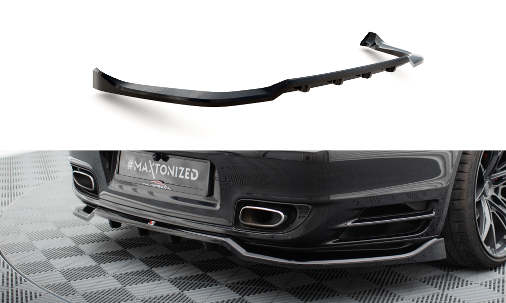 Street+ Mittlerer Diffusor RACE passend für Porsche 911 Turbo 997 schwarz Hochglanz – Ansicht 2