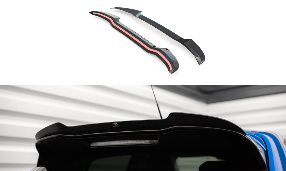 Heckspoiler Lippe V.1 Peugeot 208 Mk2 schwarz Hochglanz – Ansicht 2