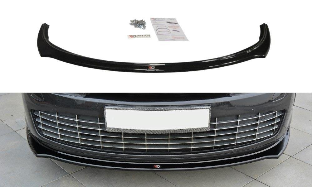 Street+ Spoilerlippe Front Ansatz passend für Renault Laguna mk 3 Coupe schwarz Hochglanz – Ansicht 2