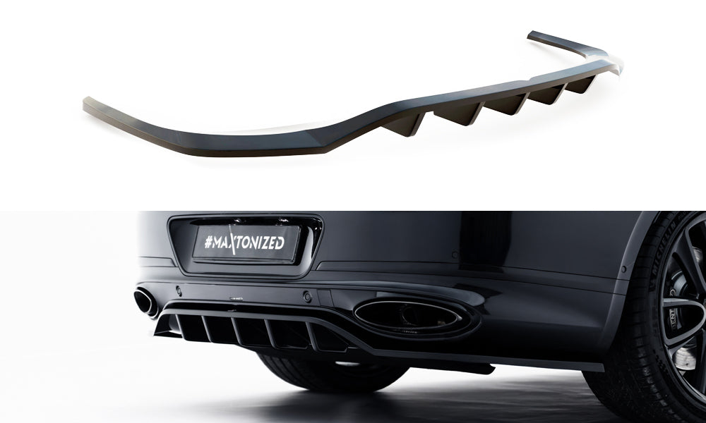 Street+ Mittlerer Diffusor RACE passend für Bentley Continental GT Coupe Mk3 schwarz Hochglanz – Ansicht 2
