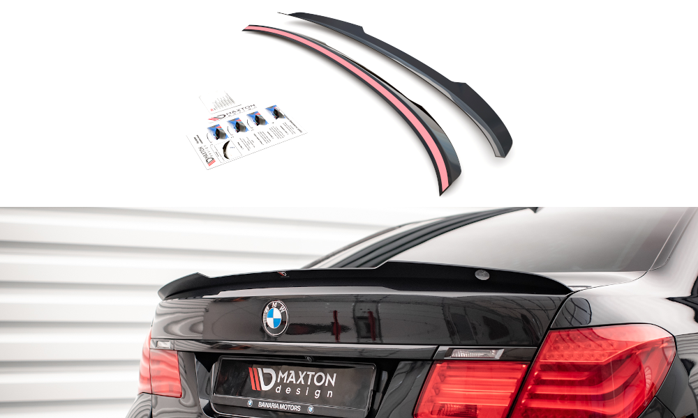 Heckspoiler Lippe BMW 7 M-Paket F01 schwarz Hochglanz – Ansicht 2