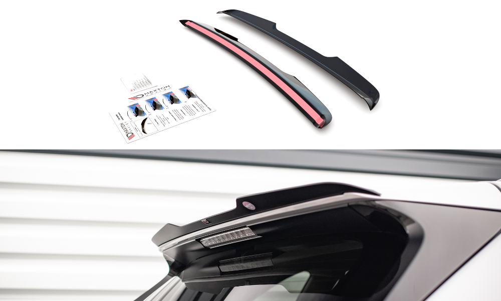 Heckspoiler Lippe Toyota RAV4 Mk5 schwarz Hochglanz – Ansicht 2