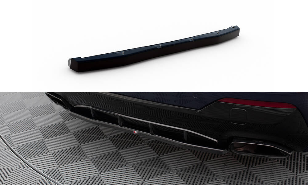 Heckansatz BMW 4er M440i G22 / G23 / G22 Facelift / G23 Facelift schwarz Hochglanz – Ansicht 2