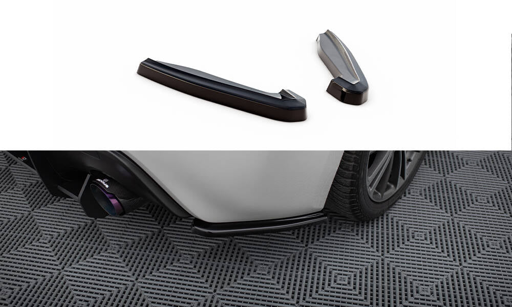 Heck Ansatz Flaps Diffusor V.1 passend für Subaru BRZ Mk1 / Mk1 Facelift schwarz Hochglanz – Ansicht 2