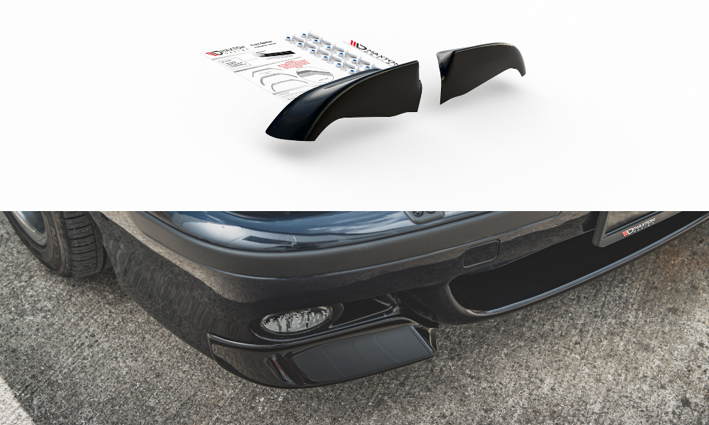 Street+ Spoilerlippe Front Ansatz passend für Seite BMW M5  / 5 M-Paket E39 schwarz Hochglanz – Ansicht 2