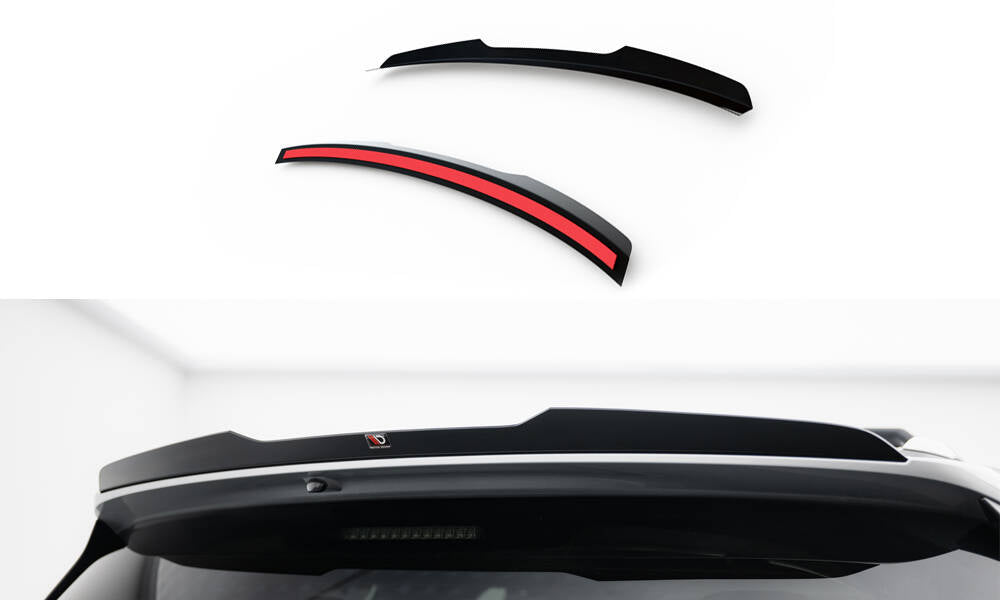 Heckspoiler Lippe Toyota Sienna Mk4 schwarz Hochglanz – Ansicht 2