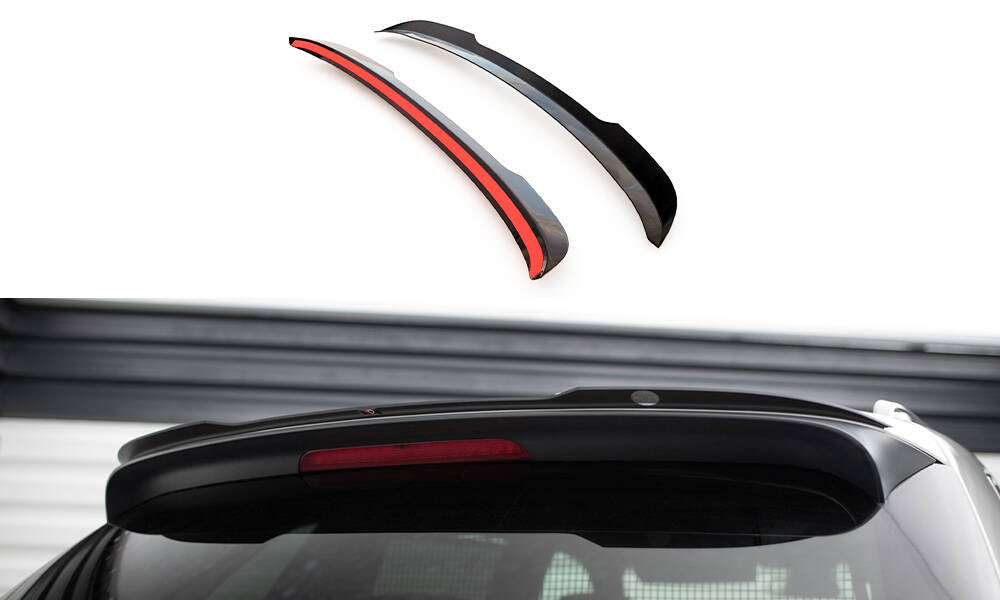 Heckspoiler Lippe BMW X5 E70 Facelift M Paket schwarz Hochglanz – Ansicht 2