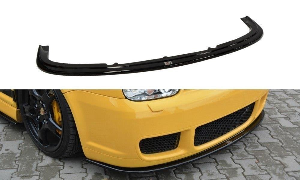 Street+ Spoilerlippe Front Ansatz passend für VW GOLF 4 R32 schwarz Hochglanz – Ansicht 2
