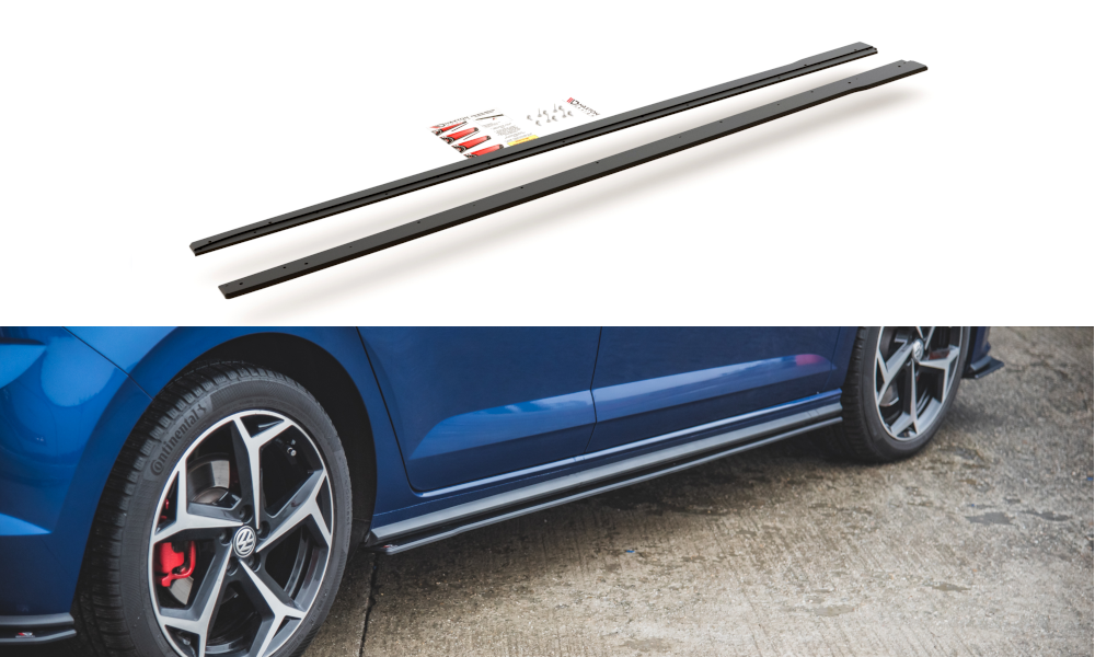 Street Pro Street+ Seitenschweller Leisten passend für VW Polo GTI Mk6 – Ansicht 2