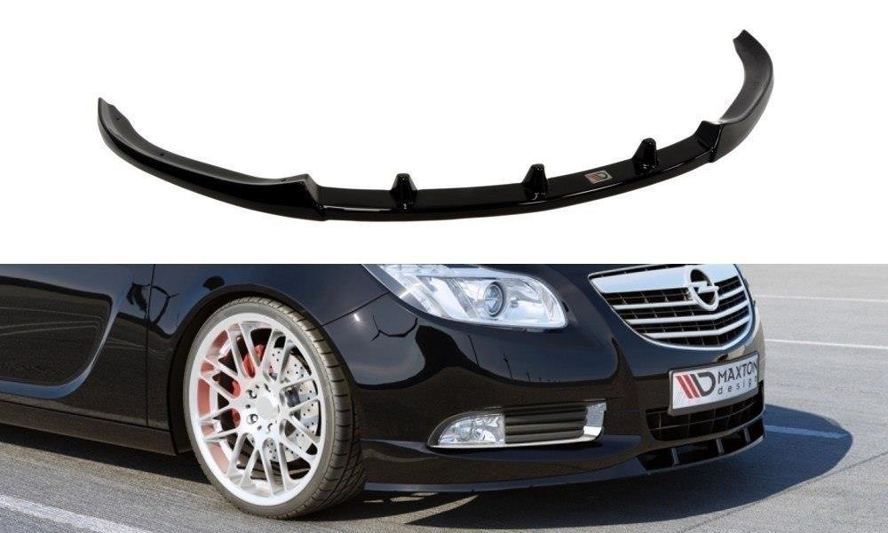 Street+ Spoilerlippe Front Ansatz passend für OPEL INSIGNIA OPC LINE NÜRBURG schwarz Hochglanz – Ansicht 2