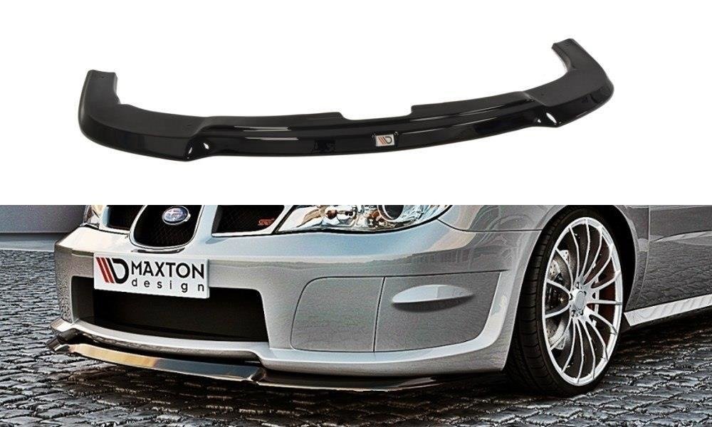 Street+ Spoilerlippe Front Ansatz passend für Subaru Impreza WRX STI (HAWKEYE) schwarz Hochglanz – Ansicht 2