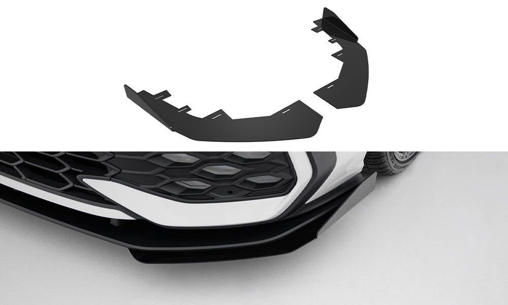 Flaps VW Golf GTI / GTE / R-Line Mk8 Facelift schwarz Hochglanz – Ansicht 2